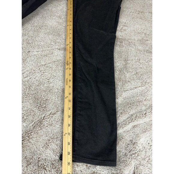 NYDJ Not Your Daughters Women’s Size 14 Jeans Lift Tuck Skinny Black Denim - Picture 7 of 13